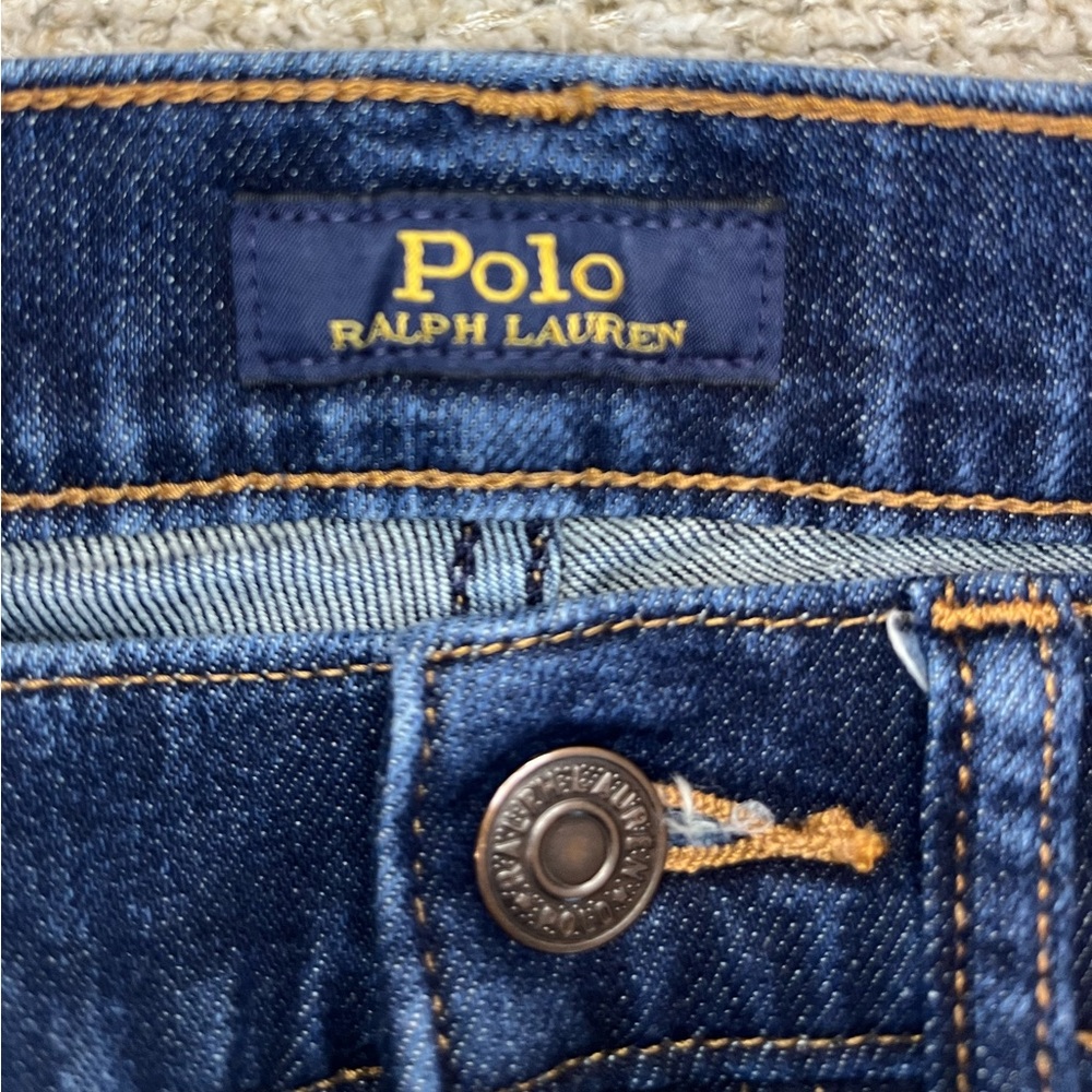 Polo Ralph Lauren Jenn flare jeans dark wash high rise size 28 regular length - Picture 9 of 14